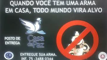 Imagem Feira faz campanha de desarmamento