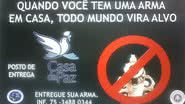 Imagem Feira faz campanha de desarmamento