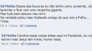 Imagem Ed Motta ofende fãs e cantores no Facebook