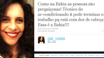 Imagem Gal Costa se defende das críticas negativas