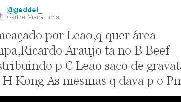 Imagem Geddel ridiculariza Ricardo Araújo