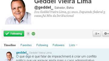 Imagem Para Geddel, não é hora de impeachment 