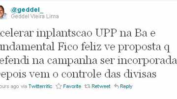 Imagem Geddel diz que Wagner copiou sua ideia