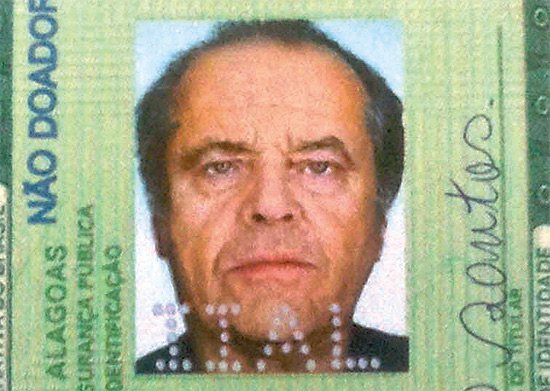 Imagem Preso com "RG de Jack Nicholson" deu prejuízo de R$ 470 mil