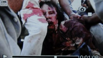 Imagem Divulgada foto de Muammar Gaddafi morto