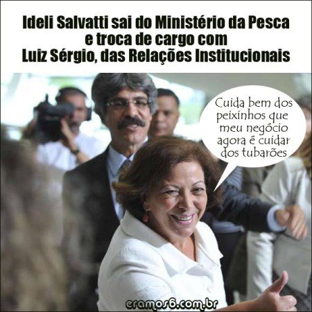 Imagem Razões do troca-troca no governo Dilma