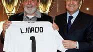 Imagem Lula ganha camisa do Real Madrid