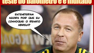Imagem Técnico da seleção vira piada na internet