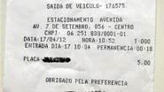 Imagem Estacionamento cobra R$ 5 por 18 minutos
