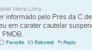 Imagem PMDB suspende filiação de João Henrique