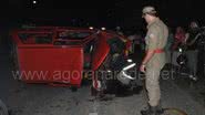Imagem Itabuna: carro capota na Av. Princesa Isabel