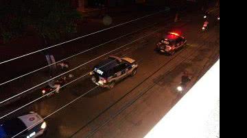 Imagem Itabuna: PMs grevistas fazem carreata com viaturas