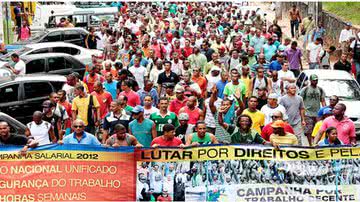 Imagem Parte de operários da construção civil encerra greve