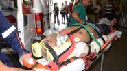 Imagem Após cirurgia, cobrador que perdeu parte do braço passa bem
