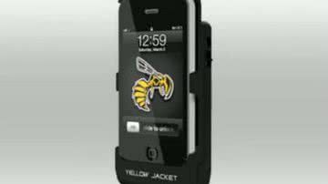 Imagem Case faz iPhone virar arma de choque