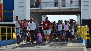 Imagem Volta de feriado da Semana Santa trava sistema Ferry Boat