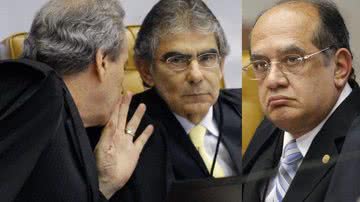 Imagem Gilmar Mendes e Lewandowski discutem