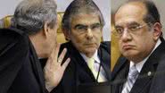 Imagem Gilmar Mendes e Lewandowski discutem