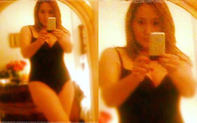 Imagem Sonia Abrão posta foto sensual na internet