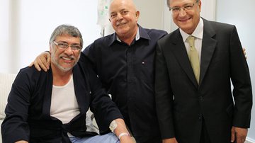Imagem Lula e Alckmin se encontram no hospital