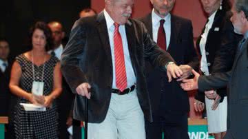 Imagem Lula emociona em discurso "Quatro Liberdades"