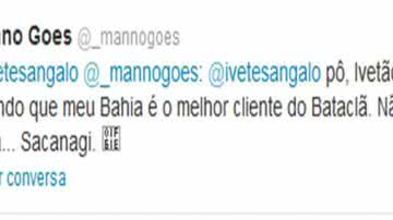 Imagem Posição do Bahia faz Manno Góes virar alvo de gozação no twitter