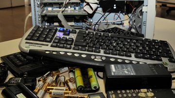 Imagem Lixo eletrônico é um problema no Brasil