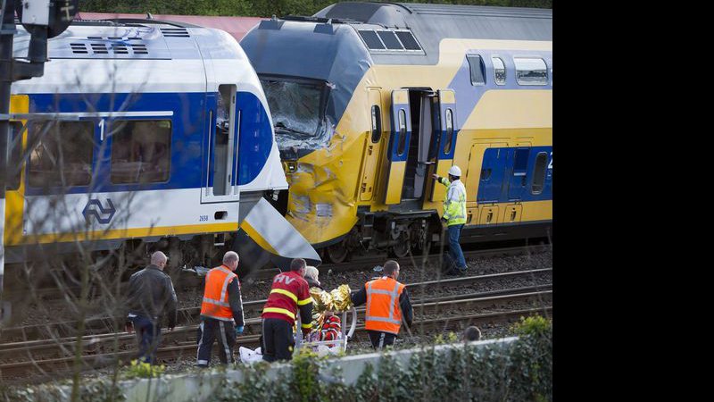Imagem Acidente de trem deixa 125 feridos em Amsterdã