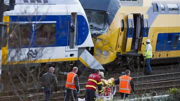 Imagem Acidente de trem deixa 125 feridos em Amsterdã
