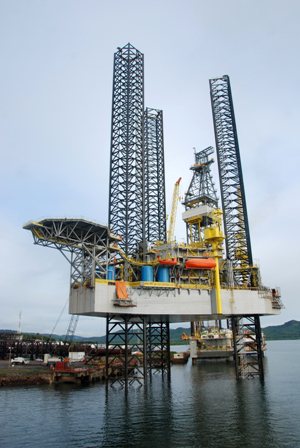 Imagem Petrobras lança plataforma construída na Bahia