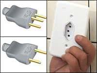 Imagem Venda de aparelhos elétricos com plugues antigos será proibida