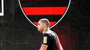 Imagem Adriano no Fla: cautela e processo longo