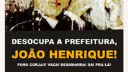 Imagem Manifestantes marcam protesto contra João