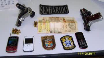 Imagem Ladrões de banco são presos no interior