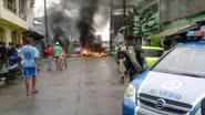 Imagem Atropelamento e protesto em Itabuna