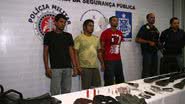 Imagem Capturado trio que explodiu agência do Bradesco