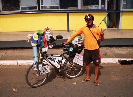 Imagem Ciclista completa mais de 100 dias pedalando pelo Brasil