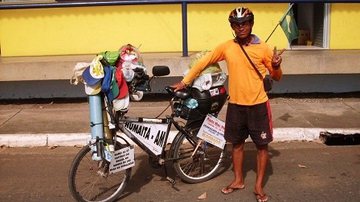 Imagem Ciclista completa mais de 100 dias pedalando pelo Brasil