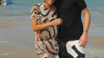 Imagem Ariadna curte viagem com o noivo