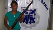 Imagem Polícia Militar apreende fuzil do exército