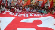 Imagem Caminhada de Pelegrino congestiona o Centro