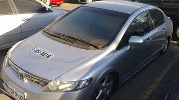 Imagem Flagrado com Civic de chassi adulterado