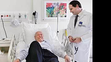 Imagem Alencar reage bem à hemodiálise 