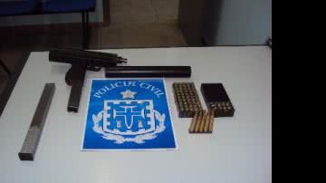 Imagem Apreendida arma de combate ao terrorismo