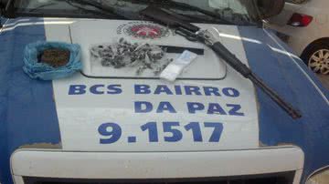 Imagem Policiais militares desmontam ponto de drogas no Bairro da Paz