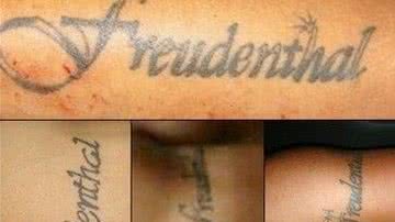 Imagem Cerca de 70 jovens 'homenageiam' bandido com tatuagem