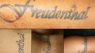 Imagem Cerca de 70 jovens 'homenageiam' bandido com tatuagem