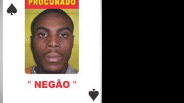 Imagem "Rei de Espadas" do Baralho do Crime é preso