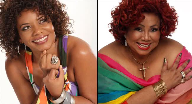 Imagem Margareth e Alcione fazem show pela paz