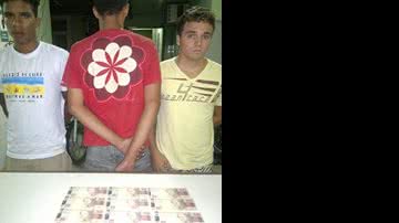 Imagem Dois jovens e um menor são flagrados com 15 notas falsas 